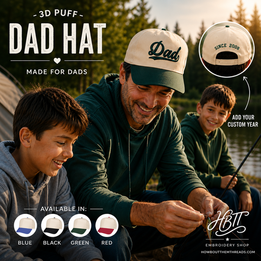 Custom 3D Puff Dad Hat