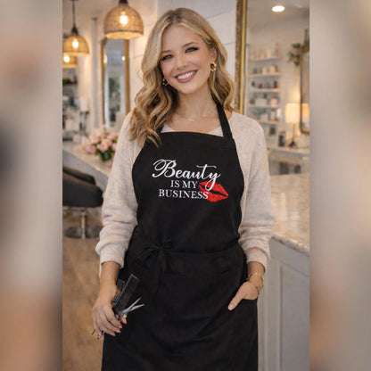 Beauty Is My Business Embroidered Salon Apron
