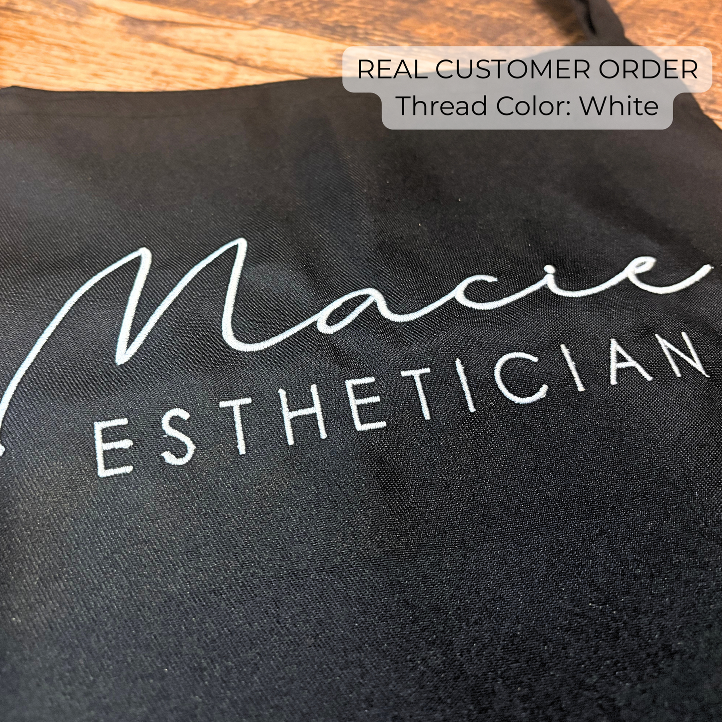 Personalized Esthetician Apron